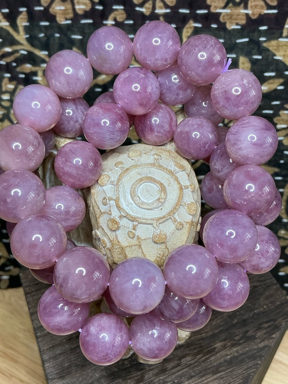 Purple Rose Quartz 14mm *Price is for one💕